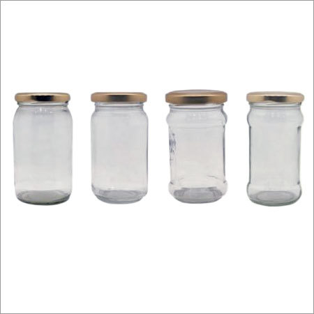 Round Clear Glass Jars
