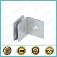 90 Degree Brass Shower Glass Connector Wall To Glass