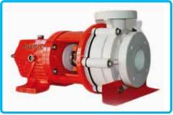 Red And Cream Polypropylene Pumps