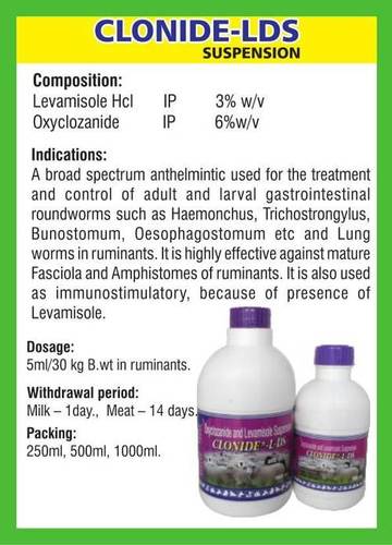 Rafoxanide and Levamisole Hydrochloride suspension (Fonex-L)