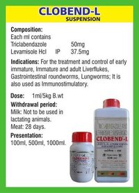 Triclabendazole and Levamisole Hydrochloride solution (Clobend-L)