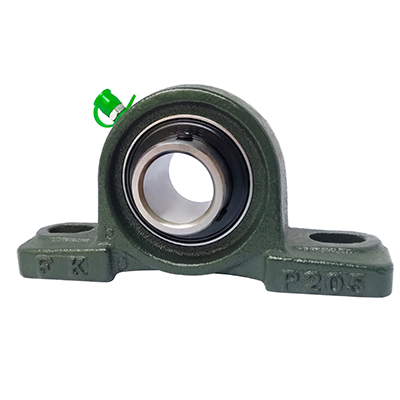 Ucp203 Pillow Block - Irene Material, 127mm Length X 95mm Width X 38mm Height | Single Row Deep Groove Ball Bearing, Flanged Bushes, Cylindrical Roller