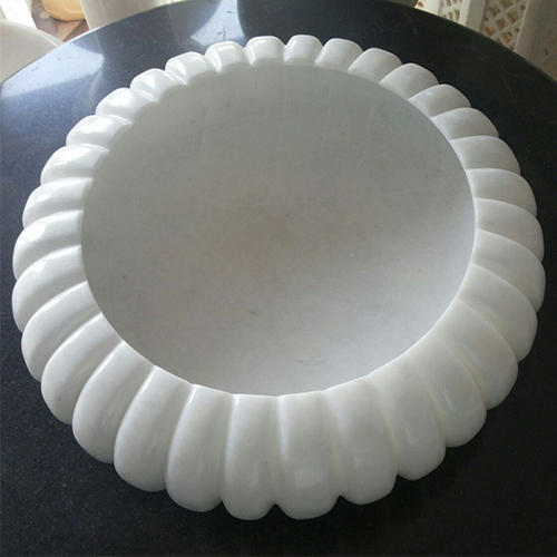 Indian Makrana White Marble Bowl