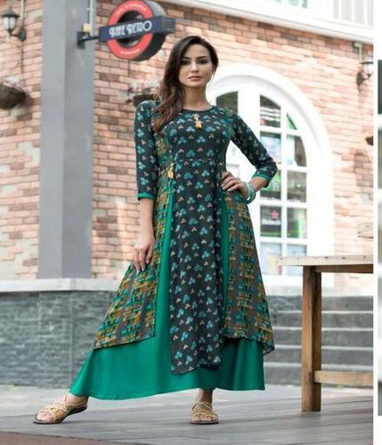 Green Modern Kurti