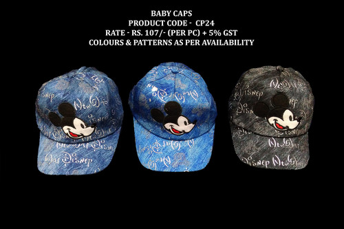 Mix Colours Baby Printed Caps
