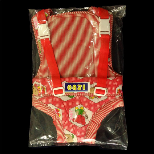 Black And Red Baby Cotton Kangaroo Bag