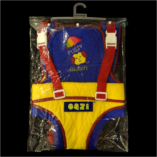 Baby Velvet Kangaroo Bag - Soft Velvet Material , Bright Yellow Color for Infants Aged 0-2 Years