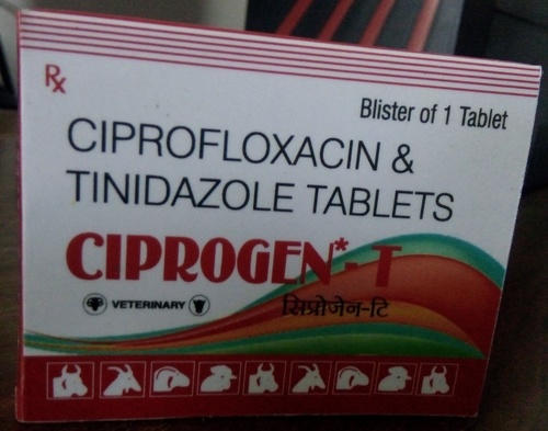 Ciprofloxacin & Tinidazole Tablets  (Ciprogen - T) Ingredients: Chemicals