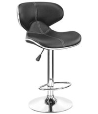 Cafeteria / Bar Stool Chair in Black