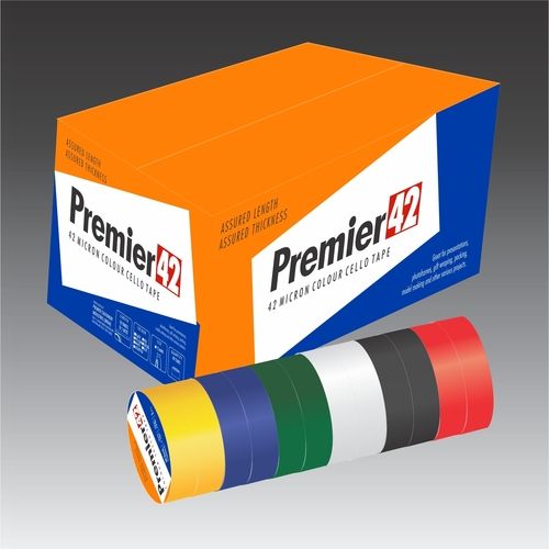 Red / Blue / Green / Yellow / Black / White Colour Tape Tubes