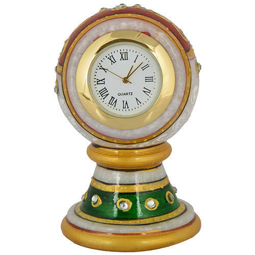 MARIYAM ART HANDICRAFT Nautical Clock Ship Table Clock Brass Desk Clock  India | Ubuy