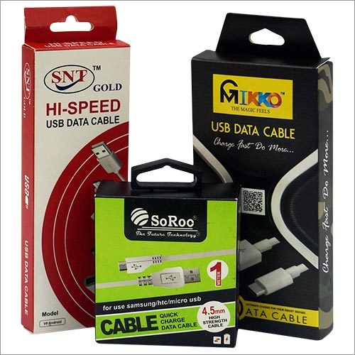 USB Data Cable Packaging Boxes
