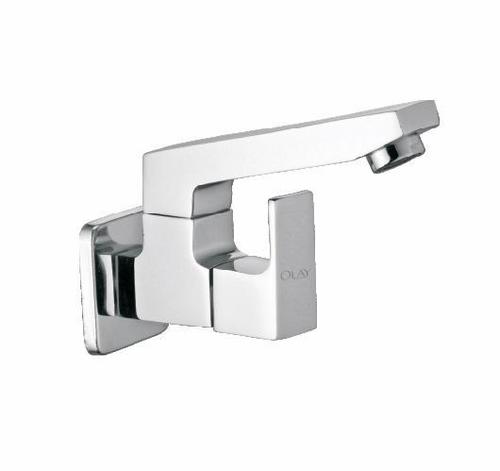 Sink Cock - Brass, 15x10x8 cm, Chrome Finish | Corrosion Resistant, Durable Design, Easy Installation, Leakproof, Modern Style, Smooth Operation, Water Saving, 6 LPM Flow Rate, 5-Year Warranty, 0.5 kg