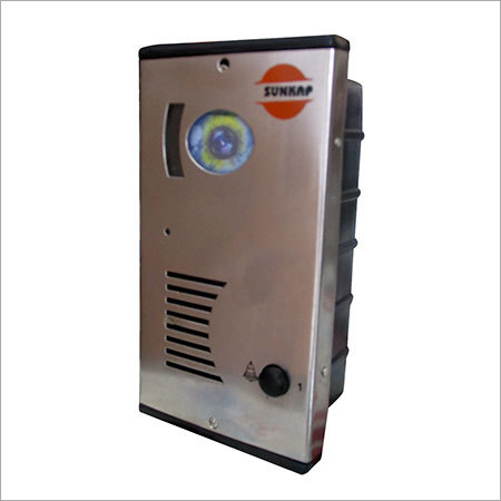 Silver And Black Audio Door Phone Outer Panel