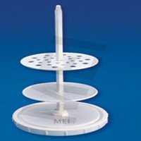 Pipette Stand - Stainless Steel, 500 Gram Weight | Sleek White Finish And Durable Design