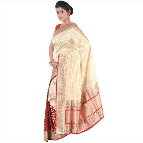 Embroidered Designer Saree Pure Silk