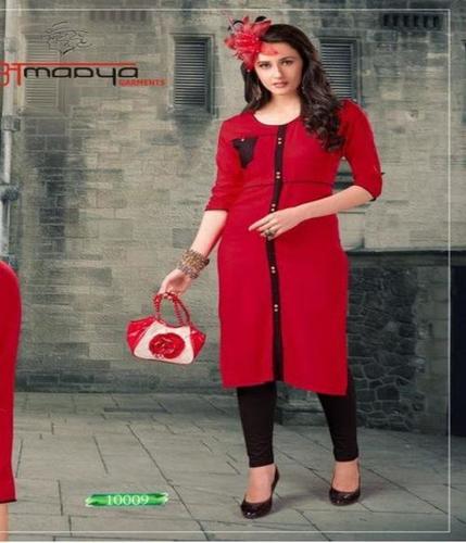 Red Fancy Kurti
