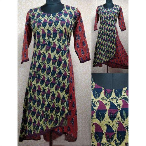 Ladies Round Neck Casual Kurti