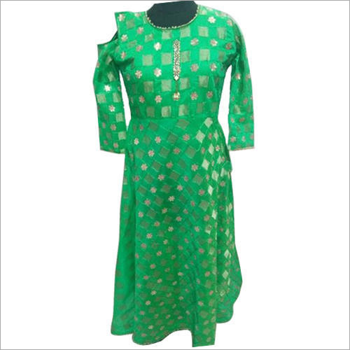 Ladies Cold Shoulder Party Wear Kurti