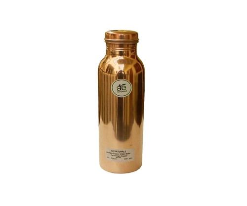 AE NATURALS Premium Quality Jointless Pure Virgin Copper Water Bottle Leak Proof 1 Lt