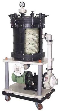 Filter System - Stainless Steel, 10-50 Millimeter Width | High Pressure, Black and White, Industrial and Laboratory Use
