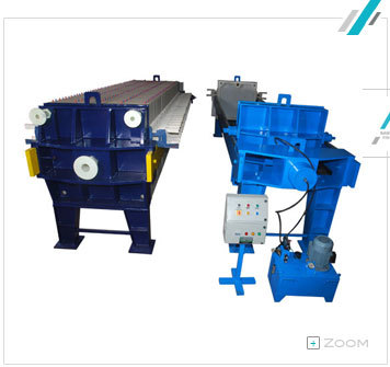 Manual Filter Press - Stainless Steel, 10-50 Millimeter Width | High Pressure, Industrial and Laboratory Use, Blue