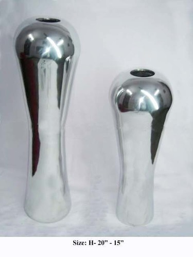 Aluminum vases