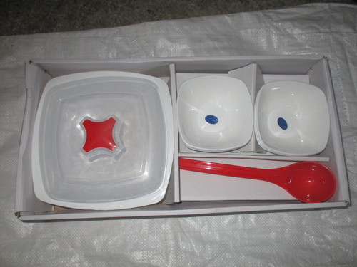 CHROMA SET 15 PC,6 BOWLS,1 CASSEROLE,6 SPOON,1 SERVING SPOON,1 CASSEROLE LID