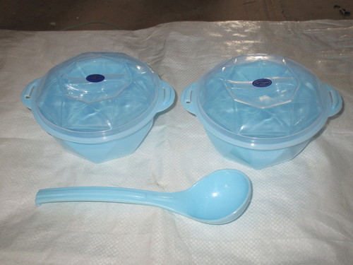 DOUBLE DELITE 2CASSEROLE,1SERVING SPOON