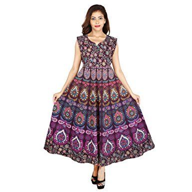 Jaipuri Traditional Long Cotton Dress