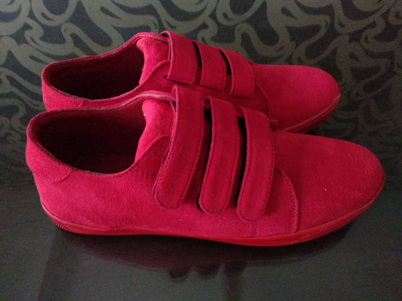 CASUAL RED COLOUR STYLISH SHOES FOR MEN'S