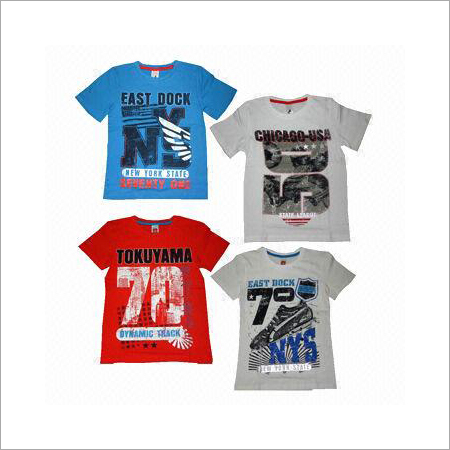 Boys Basic Printed T-Shirts