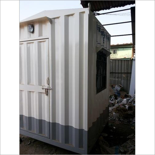 MS Security Cabins - MS Steel 8'x8' Off-white 500kg | Cost Effective Customizable Durable Secure Structure Space Saving