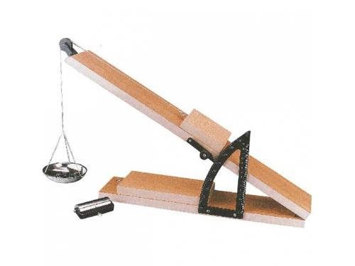 Inclined Plane with a glass surface Teakwood