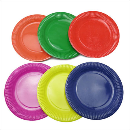 Colorful Paper Plate