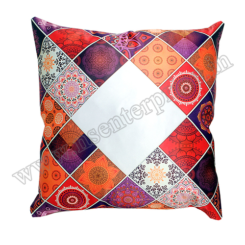 SUBLIMATION PILLOW - Satin Cover Classy Square Shape in Red with Sublimation Paper and Ink for Stunning Custom Design