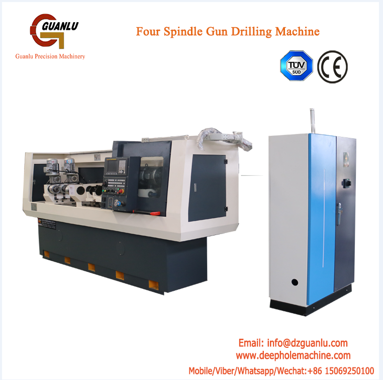 Gun drilling machine for medical parts