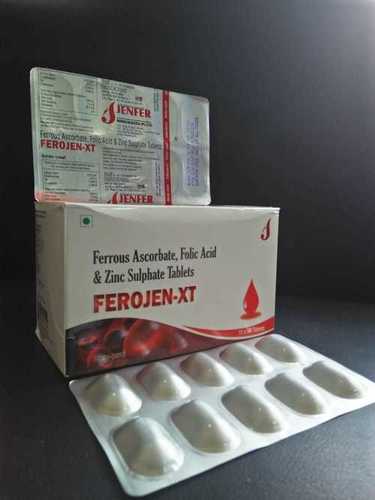 Ferrous Ascorbate 100Mg+Folic Acid 1.5Mg+Zinc Sulphate 22.5 Mg(Alualu) Generic Drugs