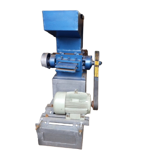 Plastic Scrap Grinder Machine - Mild Steel, 12 Inch Blade Size, Blue Color | 10 HP Power, Semi-Automatic Operation, 600 kg Weight, 1 Year Warranty
