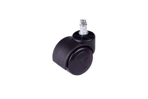 Twin Wheel Castor Bush King Pin - Color: Black