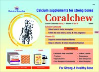 Calcium Carbonate 1250mg + Vitamin D3 250 I.U
