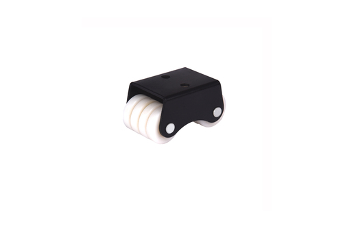 Delrin bearing eight wheel caster