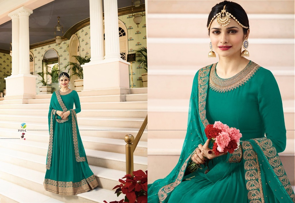Georgette Gown style Suit