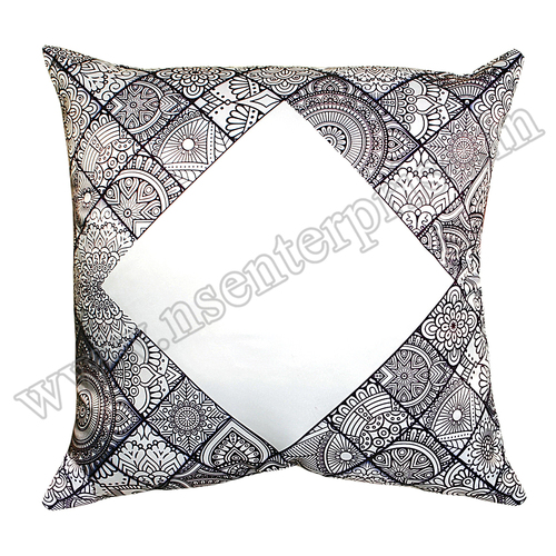 SUBLIMATION PILLOW - Satin Cover, Square Shape | Perfect for Sublimation Printing with High-Quality Sublimation Paper and Ink, Elegant Design