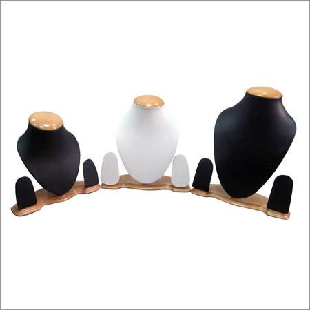 Wooden Base Neck Busts