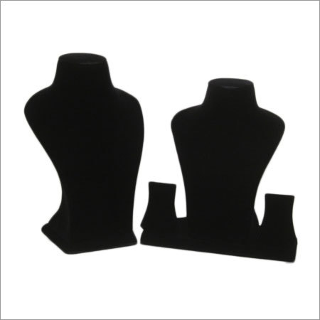 Suade Display Neck Bust