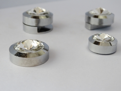 Brass Diamond Mirror Cap