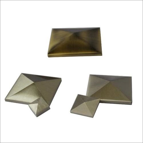 Pyramid Brass Mirror Cap