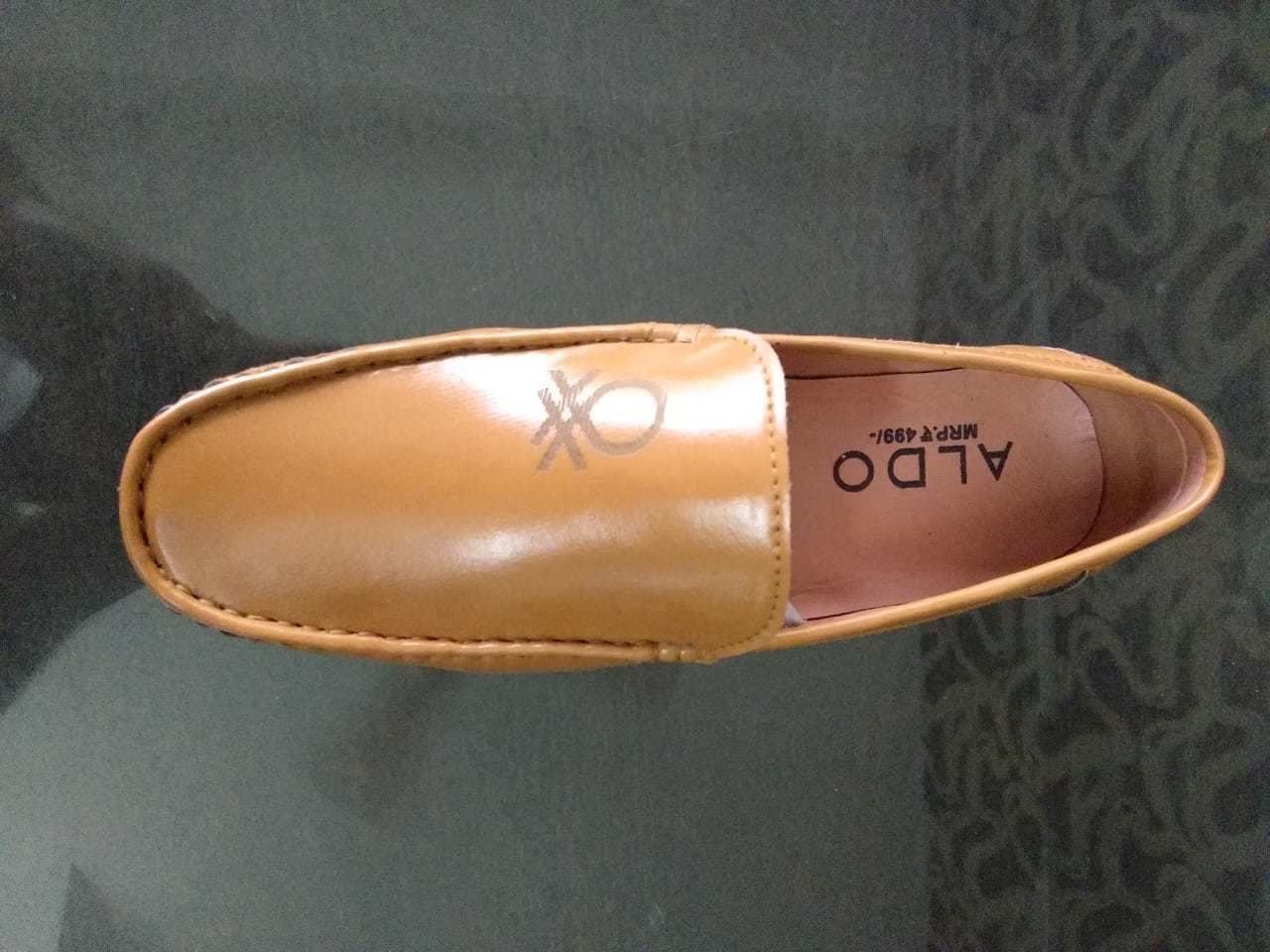 CASUAL  LOAFER STYLISH DESIGN FOR MEN'S IN TAN COLOUR