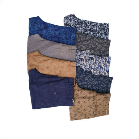 Men's Printed Cotton Shorts
